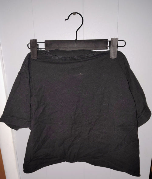 Black "Trouble Maker" Crop Top